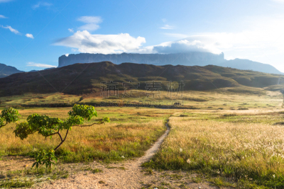 罗赖马山,罗赖马州,平顶山区,平顶山,canaima,委内瑞拉,南美,水平画幅,无人,户外