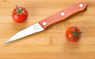 炊具刀,短的,挖核器,剥皮器,水平画幅,木制,无人,厨房器具,西红柿,蔬菜