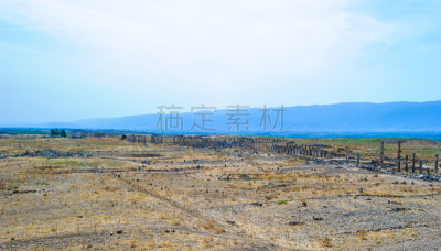 叙利亚,阿帕米亚,古代文明,古董,水平画幅,沙子,建筑,无人