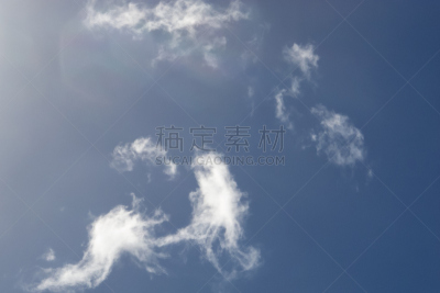 云,镜头眩光,库兰达,在上面,自然,天空,阿瑟顿高地,水平画幅,无人,蓝色