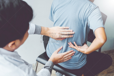 背面视角,病人,物理疗法,概念,问题,老年男人,健康保健工作人员,专业人员,医药职业