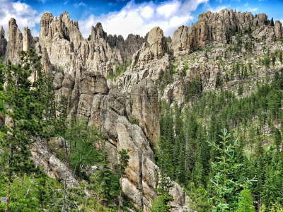 南达科他州针山,黑山国家森林,美国,水平画幅,黑山,无人,南达科他州,户外,岩石,摄影