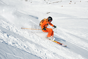 滑雪坡,滑雪雪橇,雪,清新,紧迫,粉末状雪,田径运动员,非滑雪场地的滑雪,速降滑雪,雪崩