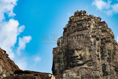 巴扬寺,柬埔寨,大吴哥城,复杂性,高棉文明,暹粒,吴哥,暹粒省,世界遗产,黄昏