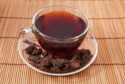 普洱茶,茶杯,褐色,水平画幅,茶碟,异国情调,熟的,干的,饮料,特写