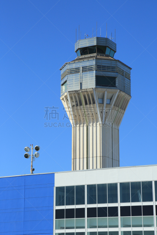 航空管制中心,垂直画幅,天空,风,无人,机场塔台形成,蓝色,户外,建筑结构,犹他