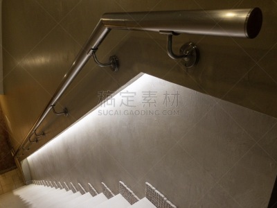 台阶,狭窄的,技术,现代,钢铁,建筑特色,圆形,建筑,办公室,白色