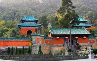 武当山,中国,湖北省,寺庙,紫色,雾,武术,修道院,宝塔,天堂