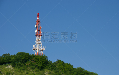 天空,接力赛,水平画幅,电话机,无人,电磁的,户外,通用分组无线业务,白色,工程