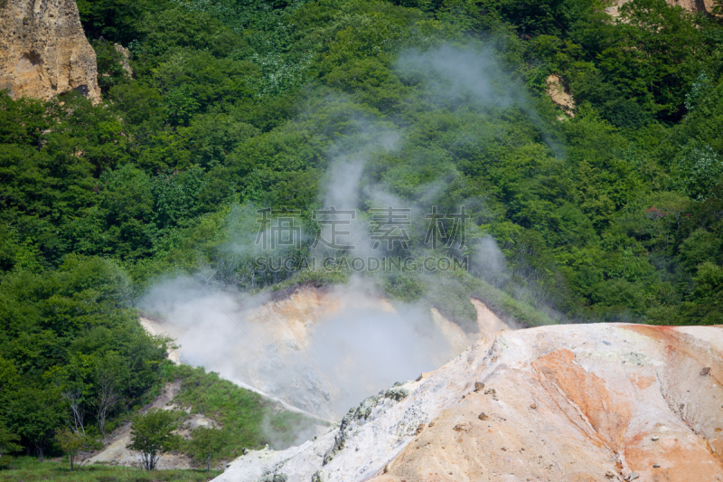 公园,自然,水平画幅,无人,日本,户外,北海道,硫磺,登别市,火山