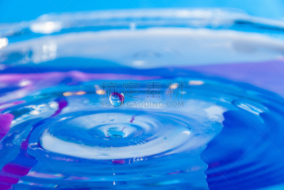 水,水滴,大特写,特写,蓝色,彩色图片,科学实验,纯净,实验室