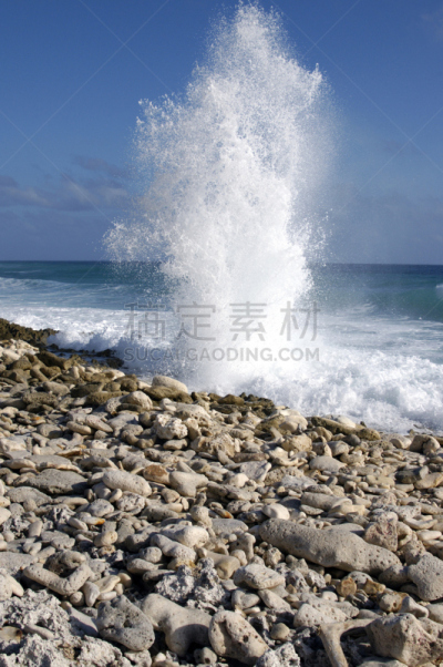 呼吸孔,大卡曼,垂直画幅,天空,休闲活动,夏天,海岸地形,开曼群岛,私密,海滩