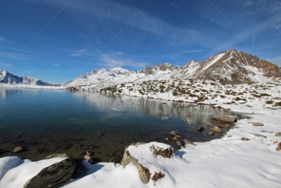 雪,湖,奥地利,山,冰,数字1,秋天,水,天空,风