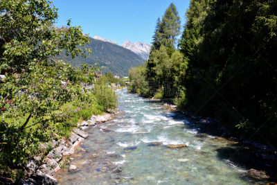 夏天,山,河流,自然美,风景,塞尔韦河,阿法尔洼地,山地自行车运动,水,天空