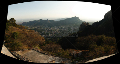 莫雷洛斯州,山,墨西哥,看风景,迪坡斯特兰,阿兹特克文明,旅游目的地,水平画幅,无人,全景