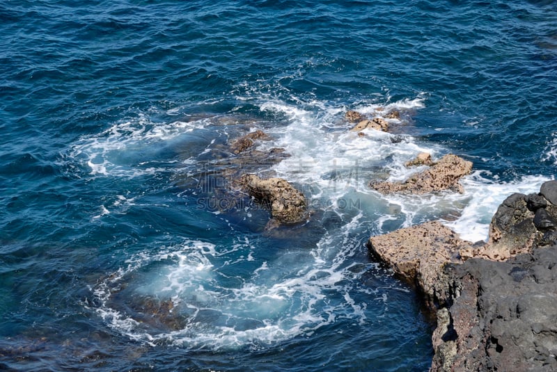 岩石,海滩,洛杉矶,水,法国海外领土,水平画幅,印度洋,无人,蓝色,金融