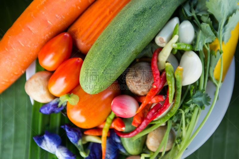 清新,蔬菜,泰国食品,健康食物,秋天,有机食品,概念,反差,农场