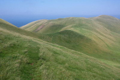麦迪兰群岛,魁北克,岛,天空,水平画幅,山,无人,偏远的,户外,草