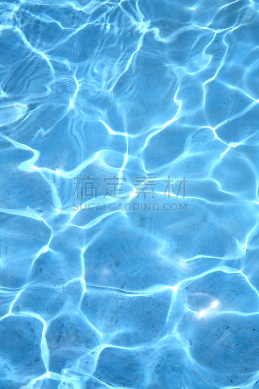 水,蓝色,垂直画幅,无人,游泳池,抽象,夏天,绿松石色,反射,摄影