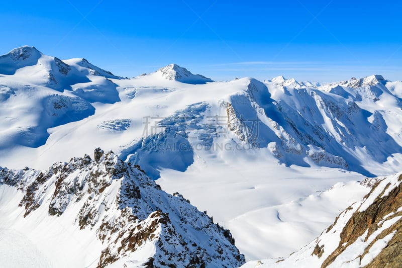 雪,奥地利,山,阿尔卑斯山脉,滑雪场,有包装的,天空,度假胜地,休闲活动,水平画幅