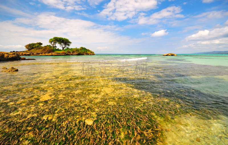 萨马纳海滩,多米尼加共和国,度假胜地,水平画幅,无人,利凡塔多岛,户外,非凡的,拉丁美洲,摄影