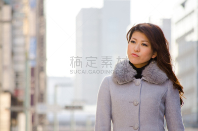 日本人,日本,女孩,东京,街道,注视镜头,仅日本人,肖像,一个人,女人