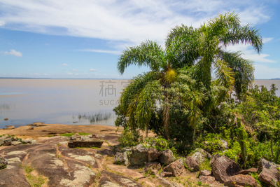 地形,湖,阿雷格里波特,高卓牛仔,南里奥格兰德州,水平画幅,岩石,阴影,户外,房屋