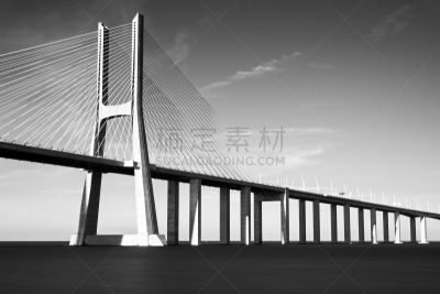 瓦斯科·达·伽马大桥,风,英文字母w,塔霍河,里斯本,水,天空,美,未来,水平画幅