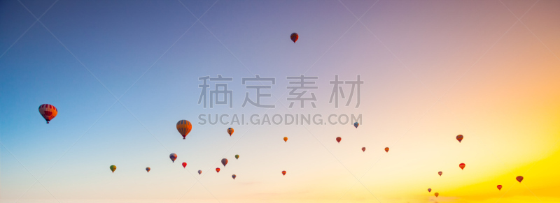 热气球,气球节,航空器拍摄视角,充气筏,日落时分,提举,天空,风,休闲活动,高视角