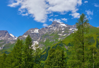 全景,格劳斯格劳克纳山,帕斯特兹冰河,云景,自然界的状态,风,野生动物,环境,从容态度,排列整齐