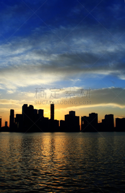 沙迦酋长国,康沃尔,自然,垂直画幅,天空,无人,蓝色,城市天际线,户外,日落