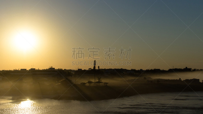 贪食南丽鱼,海滩,水平画幅,无人,巴西,户外,活力,太阳,海洋,日出