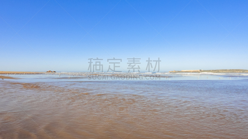 索维拉城,北非,摩洛哥,大西洋,海滩,水平画幅,沙子,无人,户外,自由