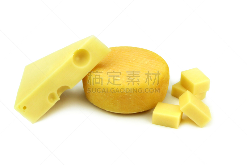 奶酪,埃曼塔尔干酪,奶制品,洞,芳香的,水平画幅,块状,开胃品,膳食,熟食店