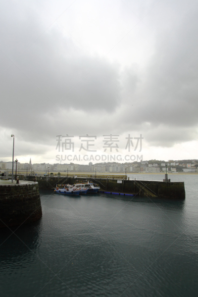 栈桥码头,垂直画幅,码头,无人,西班牙大奖,船,圣塞瓦斯蒂安,巴斯克自治区,海洋,摄影