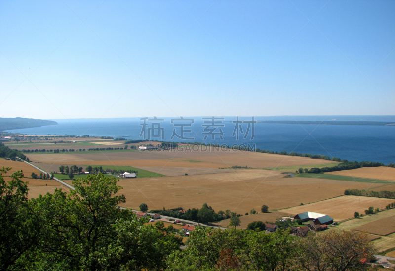 高视角,韦特恩湖,水,天空,水平画幅,无人,路,夏天,户外,湖