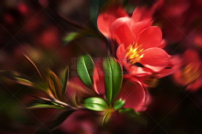 温柏,红色,花朵,皱皮木瓜,芳香的,水平画幅,无人,户外,特写,植物