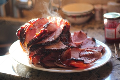 烤牛肉,蒸汽,肉,热,晚餐,清新,烤的,食品,图像