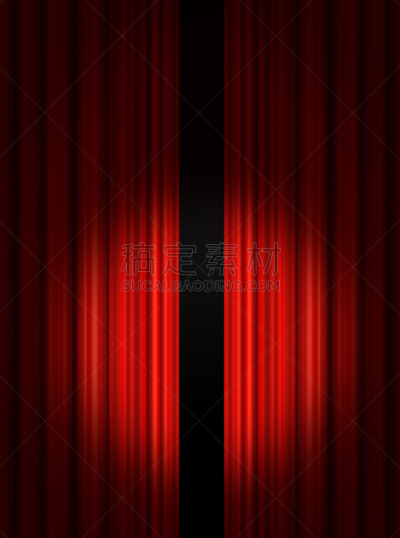 舞台,垂直画幅,无人,聚光灯,天鹅绒,戏剧表演,红色,彩色图片,首次公演,窗帘