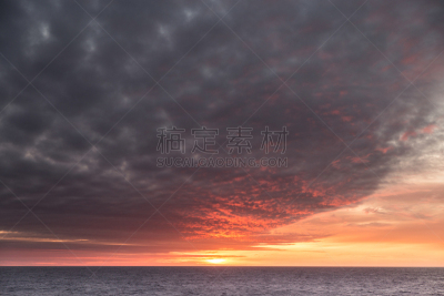 水,天空,美,水平画幅,夜晚,无人,曙暮光,夏天,户外,云景