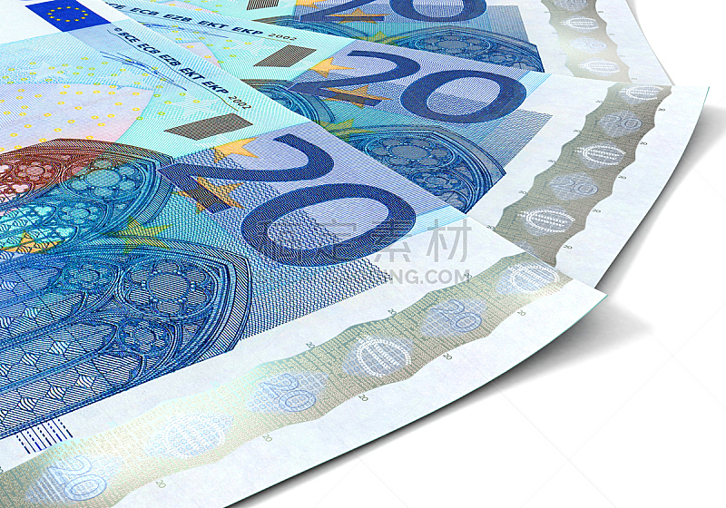欧元符号,白色背景,分离着色,水平画幅,无人,金融,古老的,金融和经济,2015年,帐单