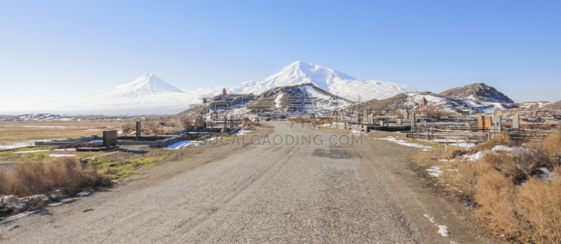 亚美尼亚,山,地形,修道院,高原,阿拉雷特峰,阿塞拜疆,水平画幅,土耳其,伊朗