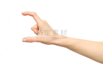 手,比例,做手势,白色,分离着色,留白,四肢,仅成年人,无形的,女人