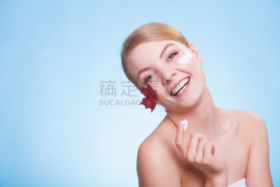 人的脸部,青年女人,女孩,秋分,健康保健,空的,纯净,舒服,医疗流程,健康