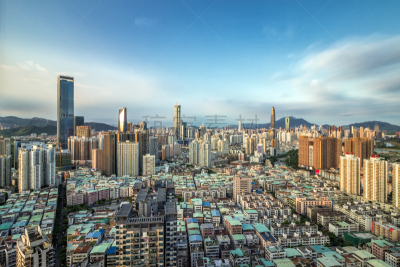 深圳,乡村,现代,城市生活,水平画幅,市区路,户外,都市风景,建筑业,深圳京基100