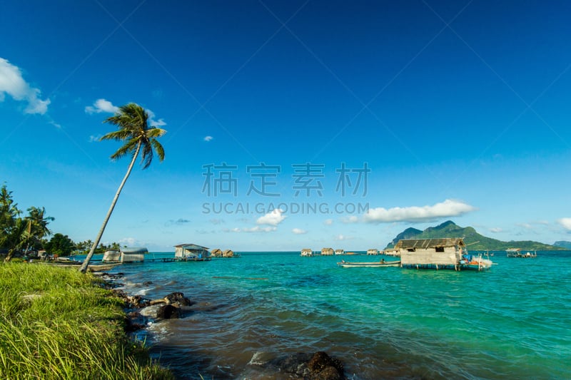 婆罗洲岛,风景,地形,海洋吉普赛人,美,水平画幅,沙子,沙巴州,夏天,户外