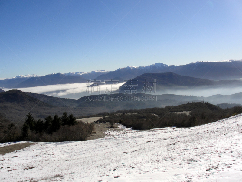 山,雪,山谷,阿根廷,水平画幅,无人,户外,内乌肯,摄影