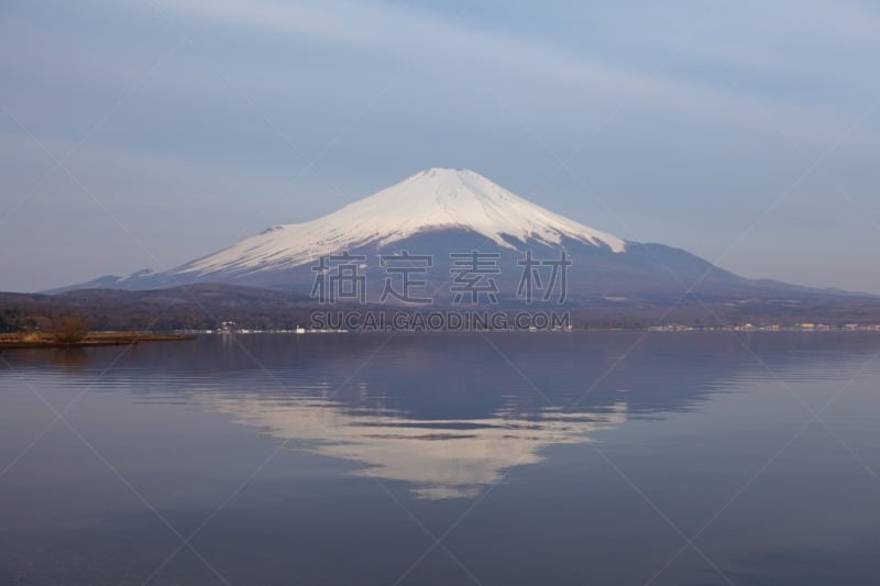 冬天,山,富士山,季节,神奈川县,自然,太空,水平画幅,地形,雪