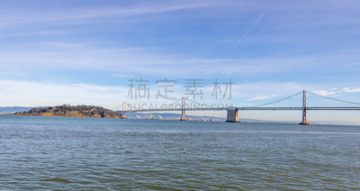 海湾大桥,美国,加利福尼亚,旧金山,金银岛,奥克兰,水湾,水,天空,新的