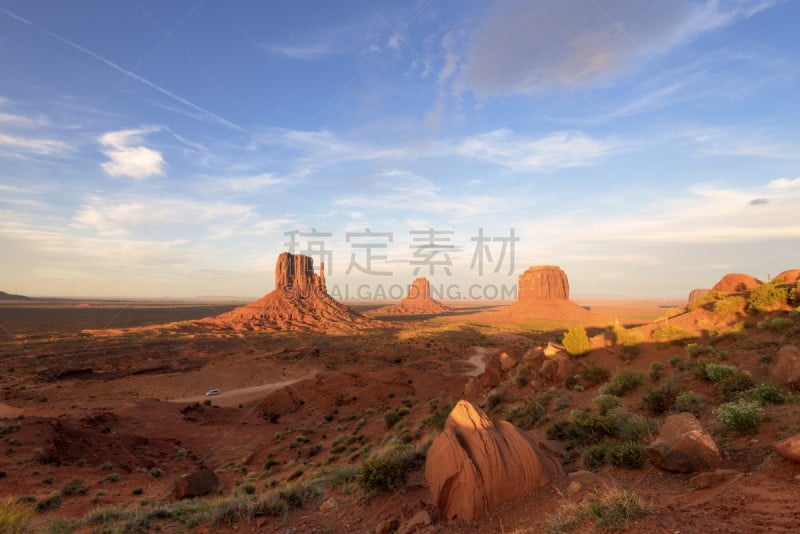 纪念碑山谷,天空,水平画幅,沙子,无人,连指手套,户外,孤峰群,美国西部,沙丘